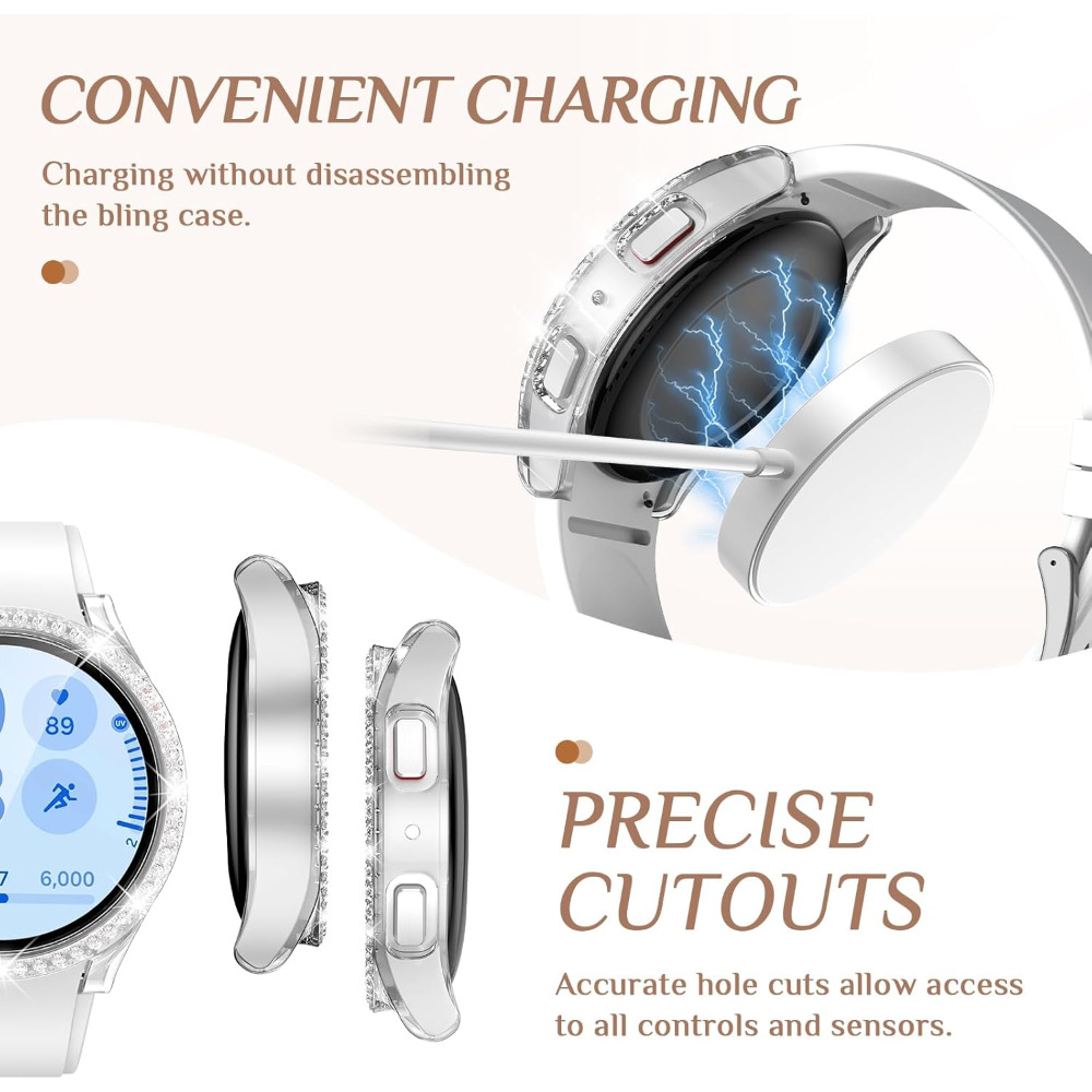 Bling Case for Samsung Galaxy  - đánh giá và giá Accessories For Galaxy Watch 5