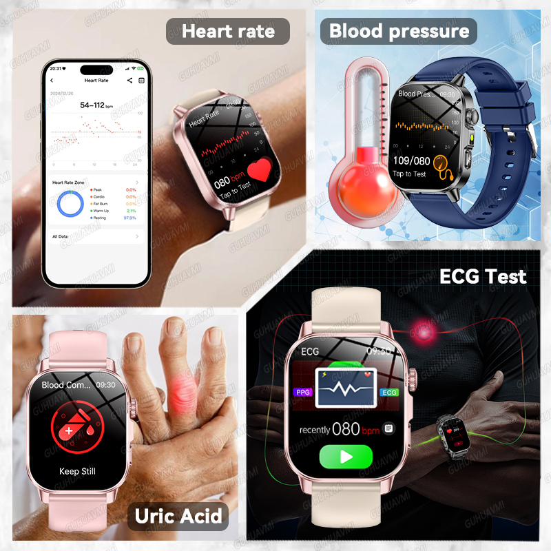GUHUAVMI 2026 New Precise Heal - đánh giá và giá Android Smartwatch Accessories