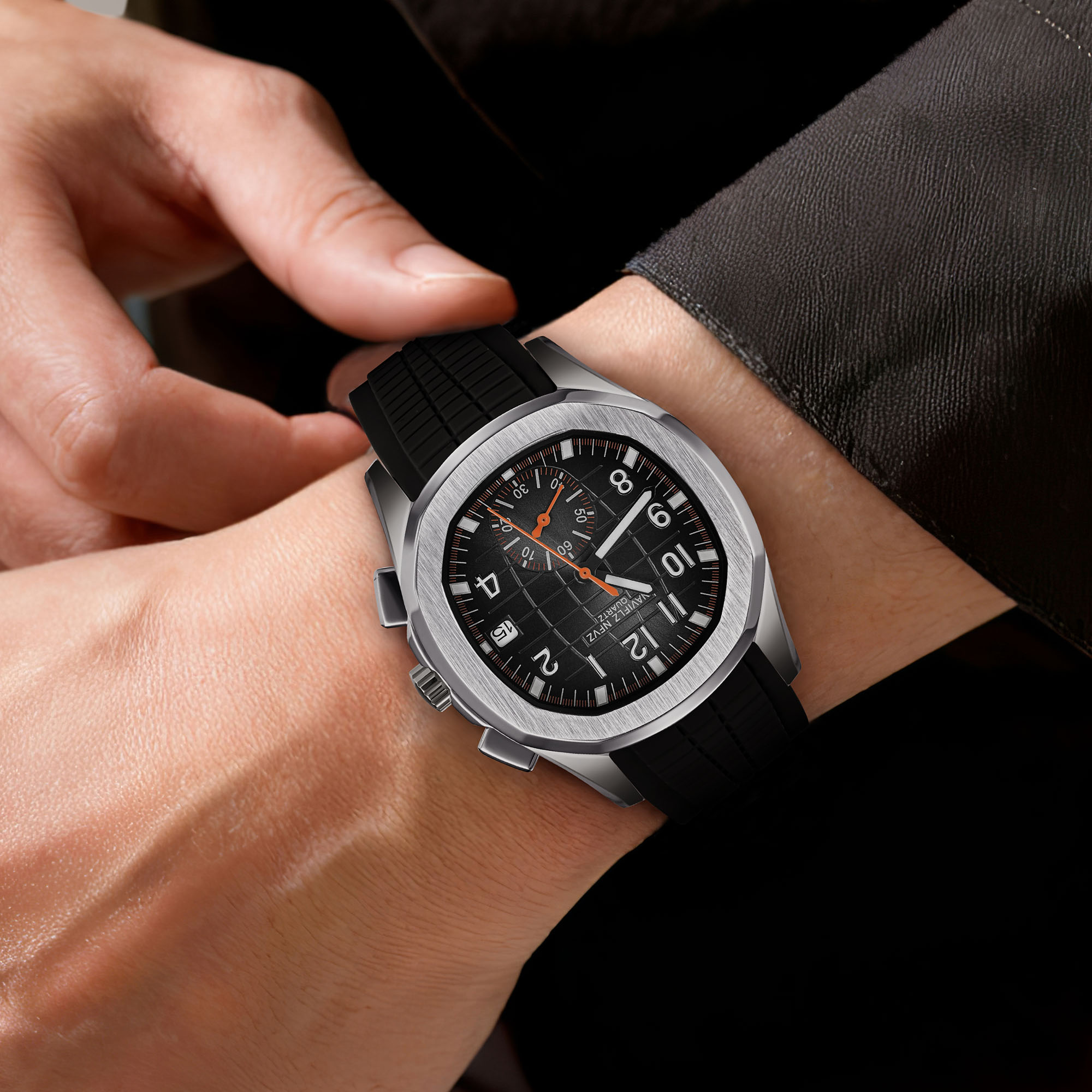 40MM Men's Luxury Watch NAVIFL - đánh giá và giá Smartwatch Touch
