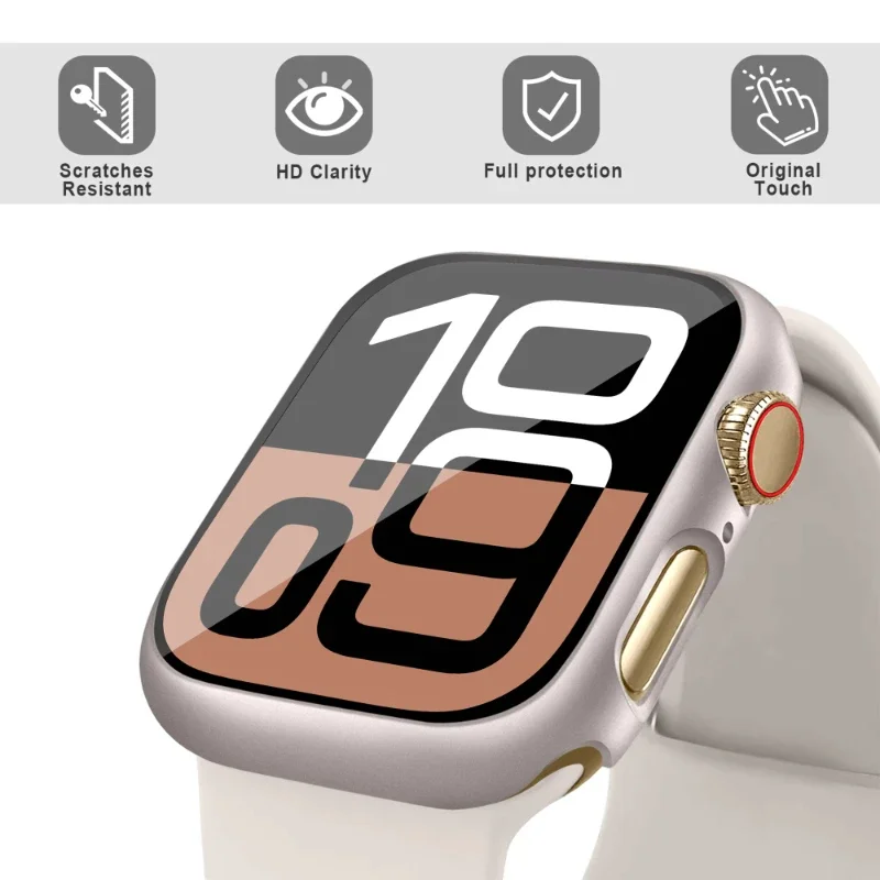 Glass + Case for Apple Watch 4 - đánh giá và giá Smartwatch Band Accessories