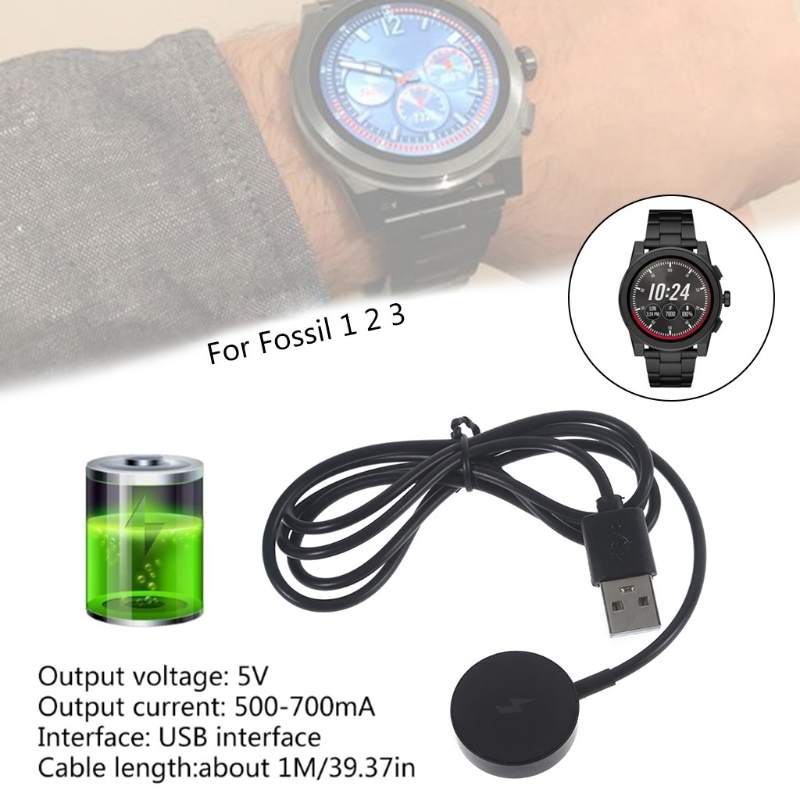 USB Watch Charger Adapter Smar - đánh giá và giá Fossil Smartwatch Accessories