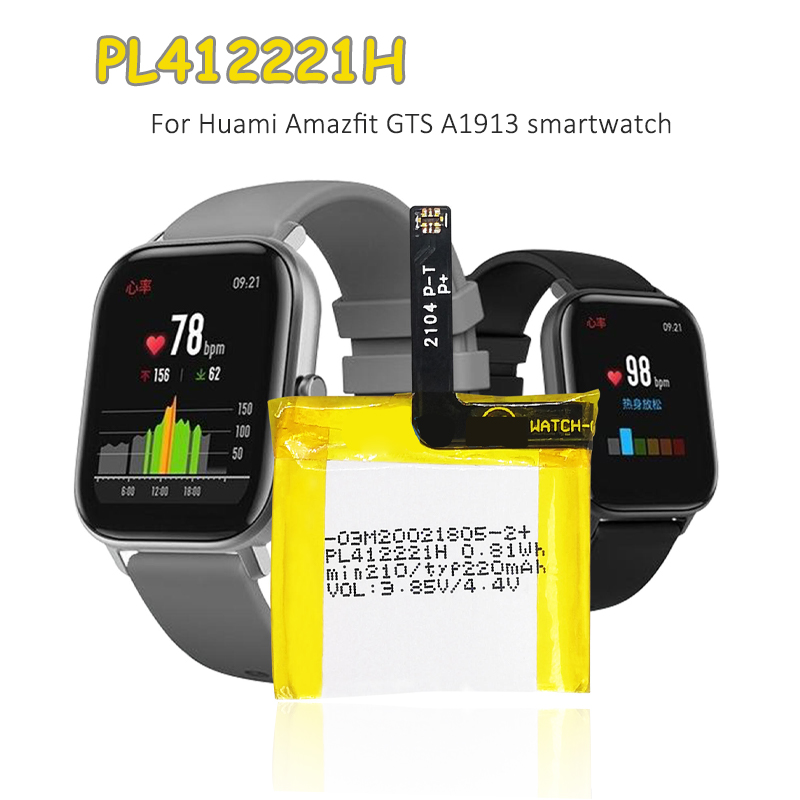 PL412221H Battery 220mAh 3.85V - đánh giá và giá Smartwatch A1914