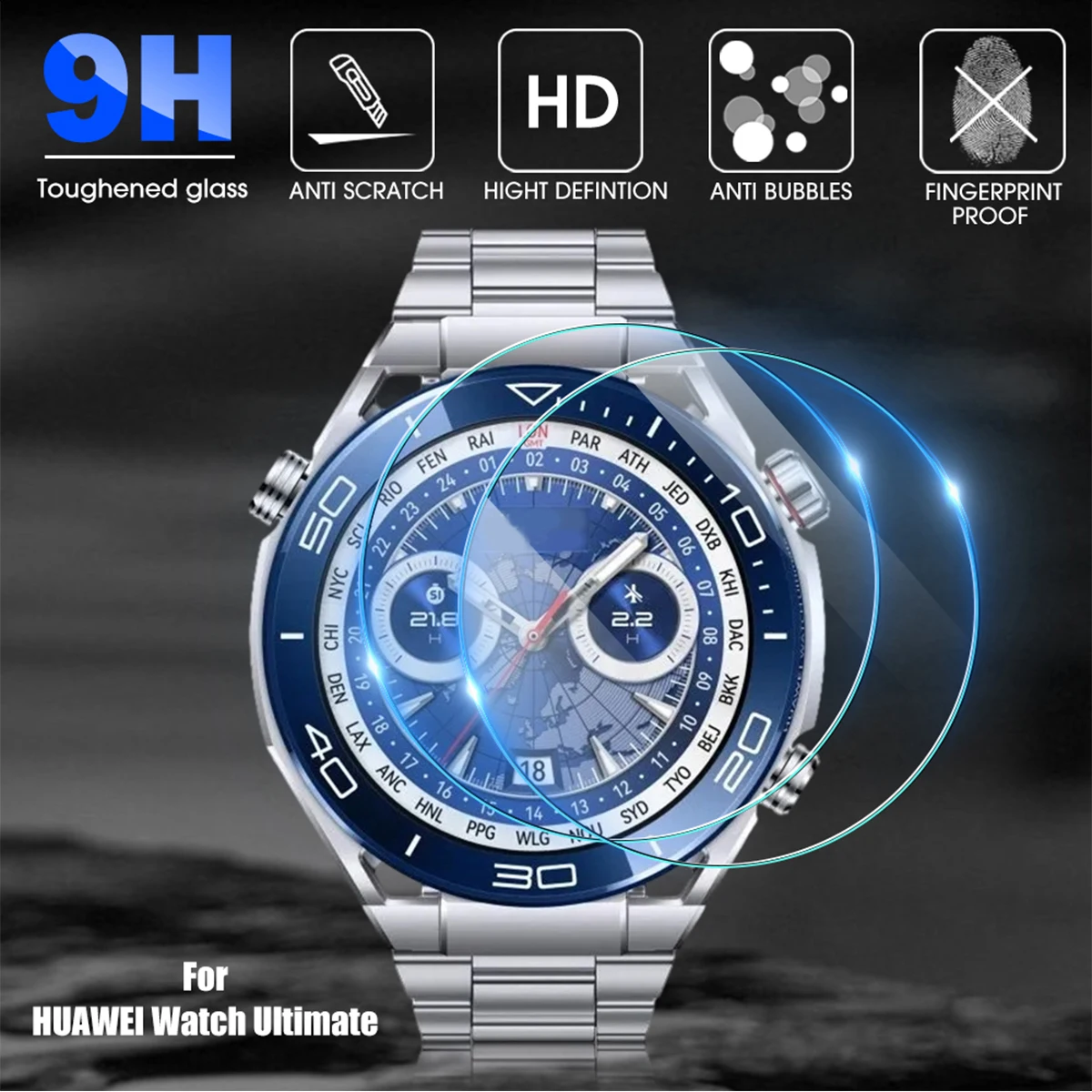 9H Premium Tempered Glass for  - đánh giá và giá Huawei Smartwatch Accessories