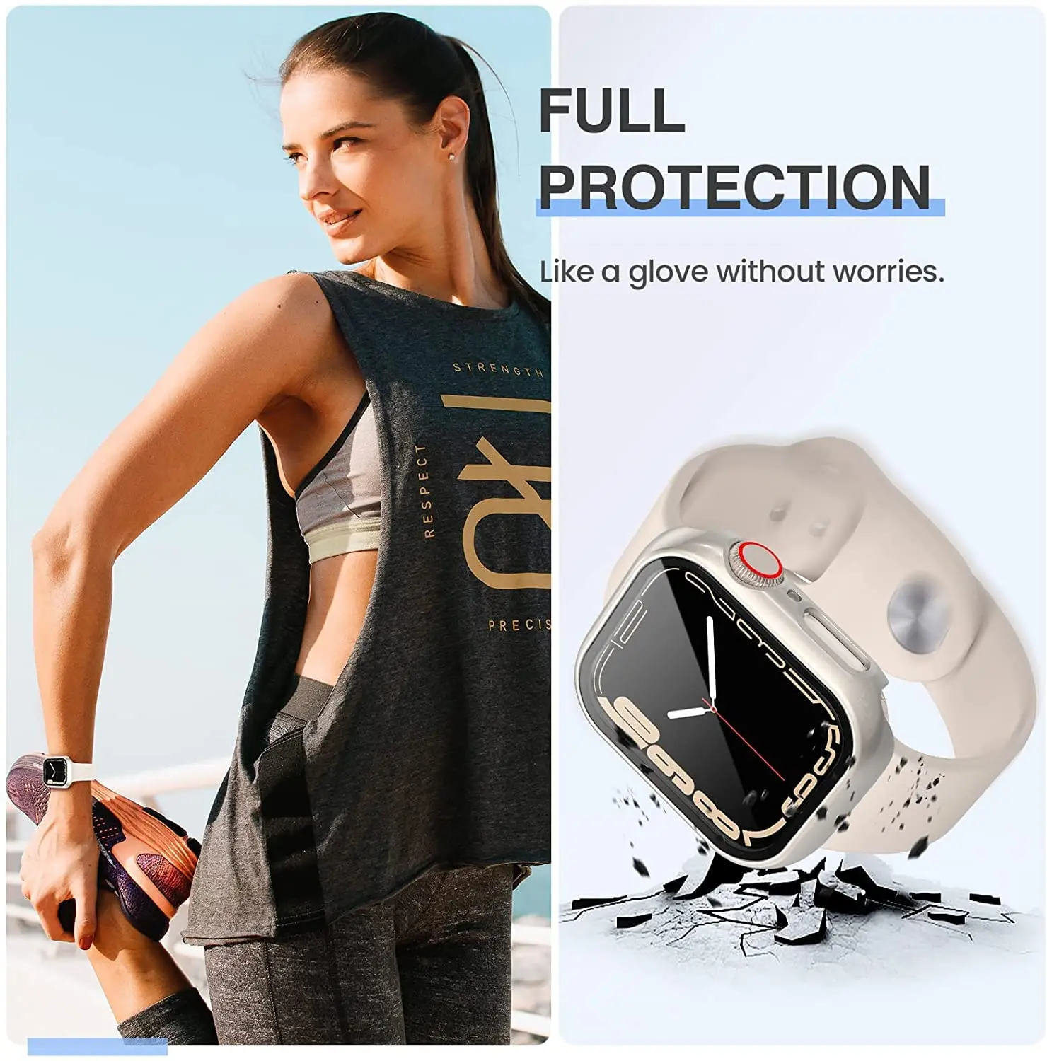 3 Pack Tempered Glass Cover fo - đánh giá và giá Smartwatch Band Accessories