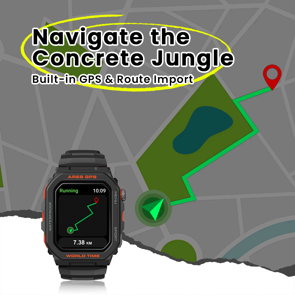 New Zeblaze Ares GPS Smart Wat - đánh giá và giá Smartwatch Faces