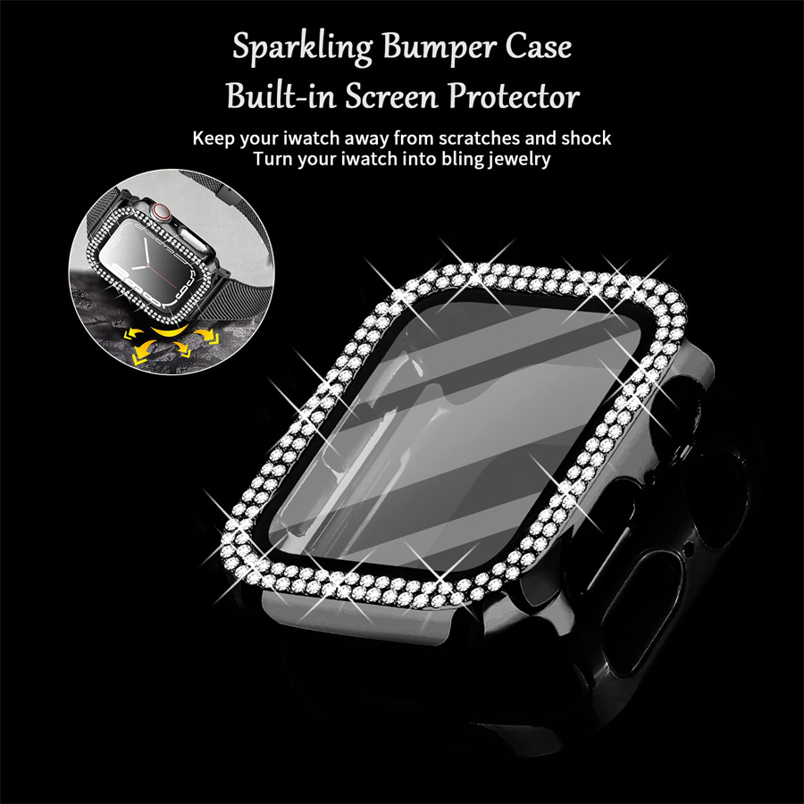 Diamond Cover For Apple watch  - đánh giá và giá Smartwatch Band Accessories