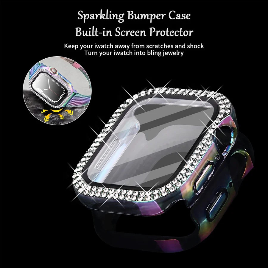 Diamond Cover For Apple watch  - đánh giá và giá Smartwatch Band Accessories