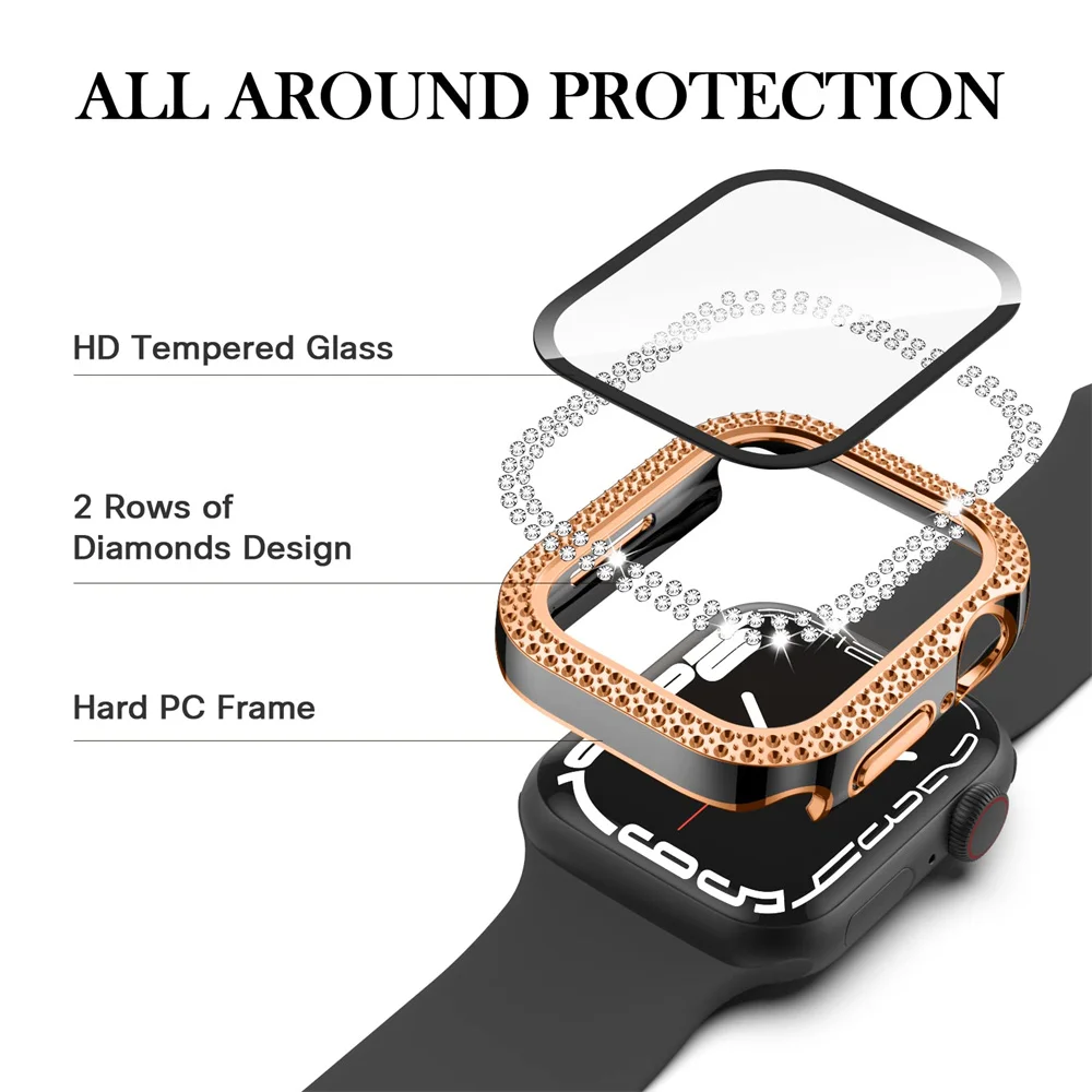 Diamond Cover For Apple watch  - đánh giá và giá Smartwatch Band Accessories