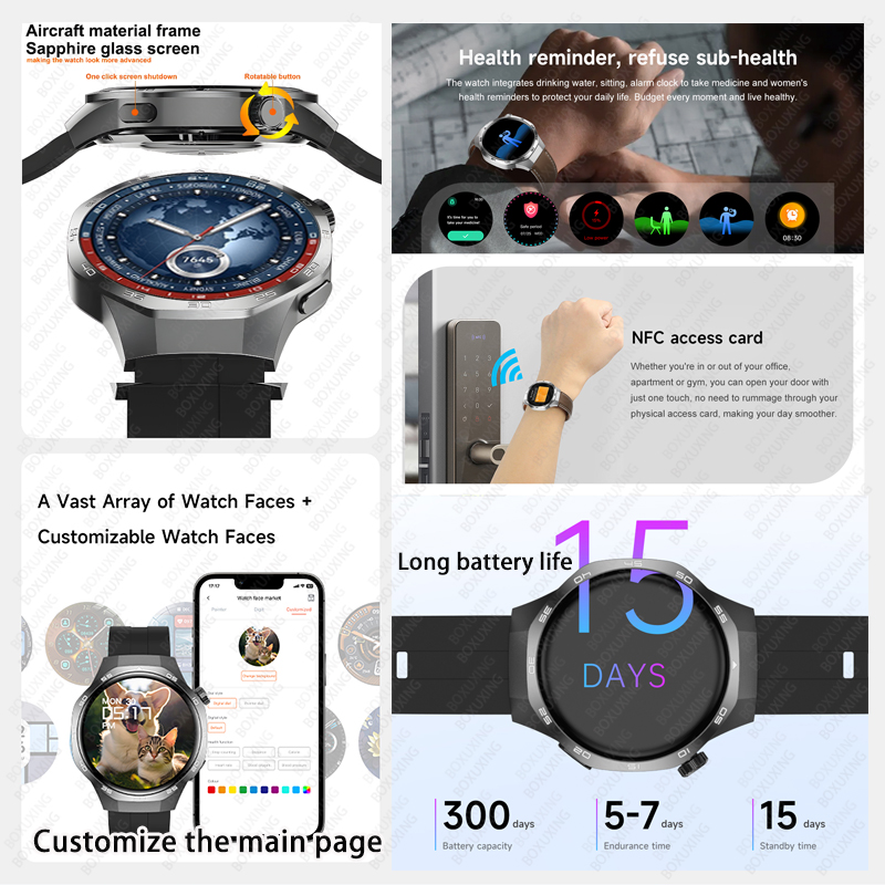 2026 New BOXUXING Watch 5 MAX  - đánh giá và giá Smartwatch Faces