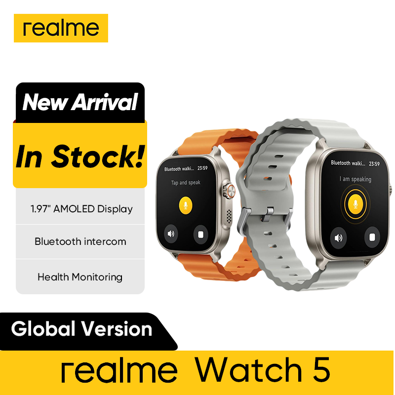 Global Version realme watch 5  - đánh giá và giá Smartwatch Faces