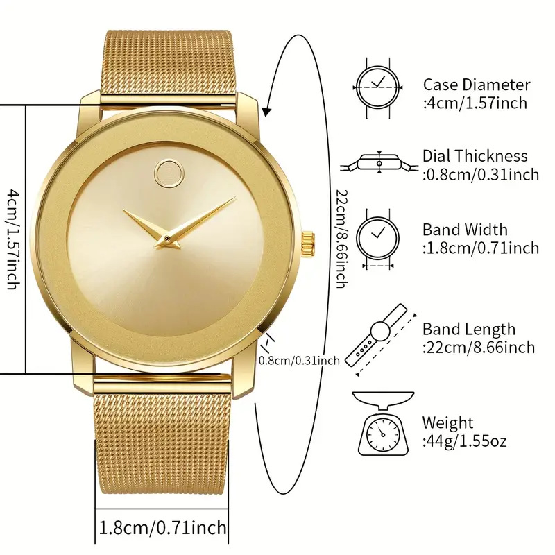 New Ultra-Thin Mesh Band Men's - đánh giá và giá Smartwatch Touch