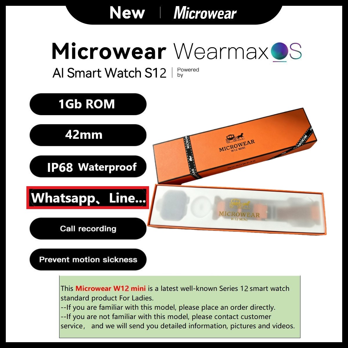 Microwear W12mini W11mini Watc - đánh giá và giá Smartwatch M Active