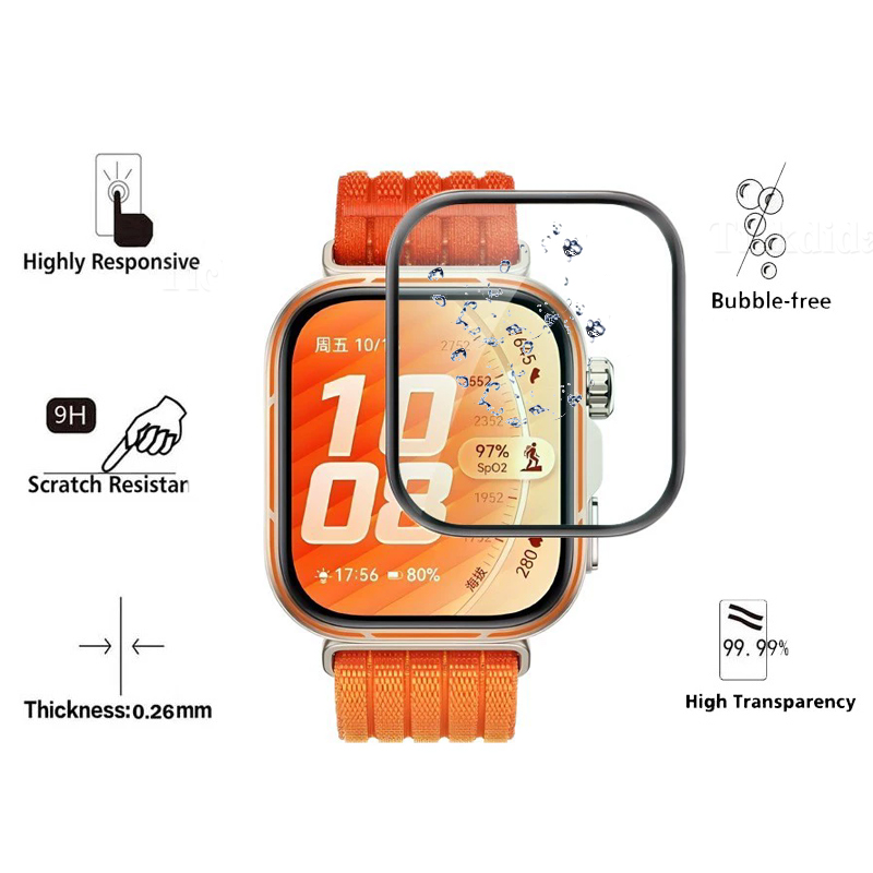 Soft Tempered Glass for Huawei - đánh giá và giá Huawei Smartwatch Accessories