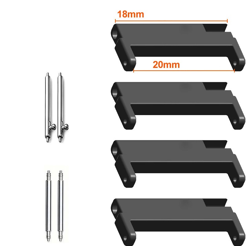 Universal 18mm To 20mm Raised  - đánh giá và giá Watch Band Connector