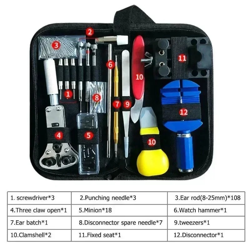 147Pcs Watchmaker Repair Tool  - đánh giá và giá Tool Kit Strap Change